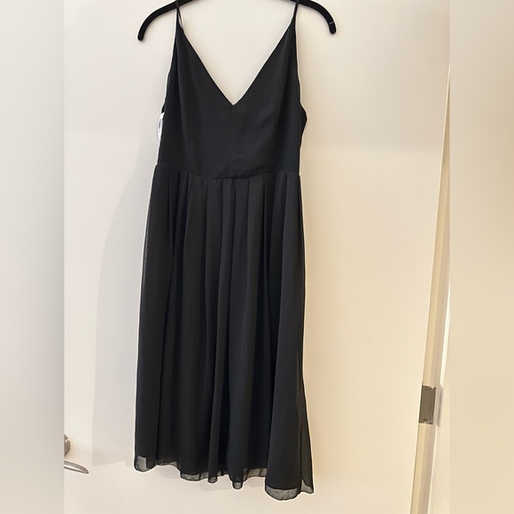 Aritzia Black Satine Dress - Picture 4 of 5